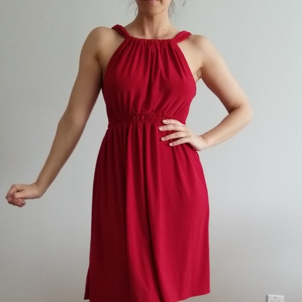 Raspberry red color dress S